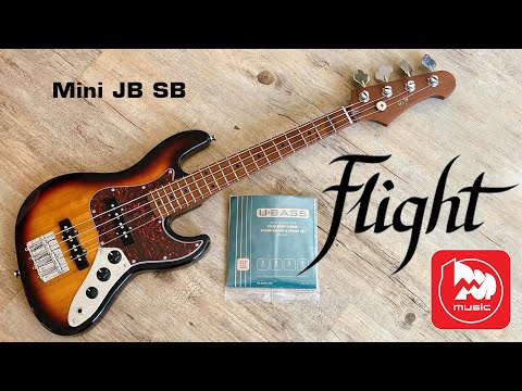 Видео: Мини-бас укулеле FLIGHT Mini JB SB || Jazz Bass для путешествий