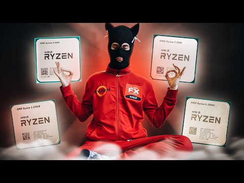 Видео: Тест-сравнение Ryzen 1600 vs 3500x vs 3300x vs 5500 / Бюджетные игровые процессоры AMD в 2024 году