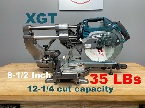 Видео: Обзор торцовочной пилы Makita 40v XGT 8-1/2 дюйма с двумя режущими кромками | GSL02 / LS002 | ep.1