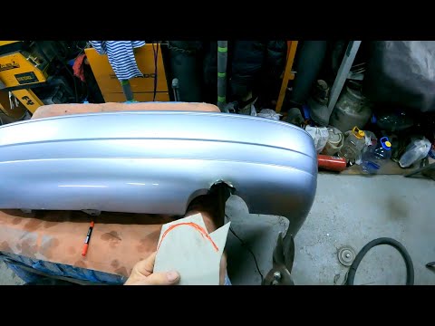 Видео: Как сделать и вварить утерянный кусок пластика бампера