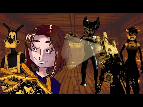 Видео: Ем и бегаю по заданиям | Bendy and the Ink Machine |
