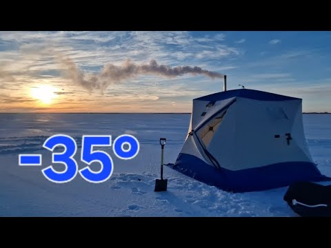 Видео: МОРОЗ -35°. НОЧУЕМ С ЛЮБИМОЙ В ПАЛАТКЕ С ПЕЧКОЙ НА ЛЕДНИКЕ! ТОП 5 МИНУСОВ ПАЛАТКИ W.P.E куб 2.5x2.5м