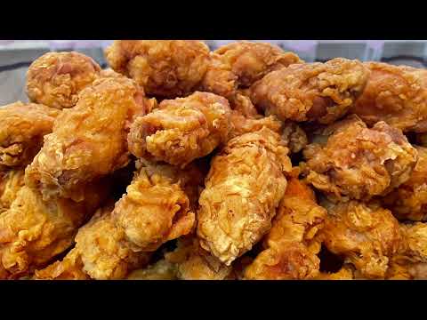 Видео: Крылья как KFC 
Большая порция!
Картофель по деревенски!