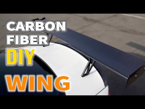 Видео: Как сделать крыло из углеродного волокна [DIY] (с помощью форм, напечатанных на 3D-принтере)