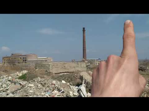 Видео: Казахстан, Алга,  Алгинский Хим Завод им . Кирова. то что от него осталось. 2021.