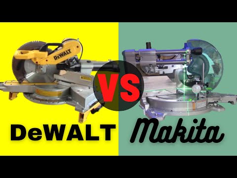 Видео: DeWalt DWS779/DWS780 против Makita LS1219L с двумя скосами и 12-дюймовой протяжной торцовочной пилой