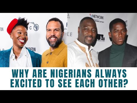 Видео: Посмотрите, что происходит, когда нигерийцы встречаются за границей.