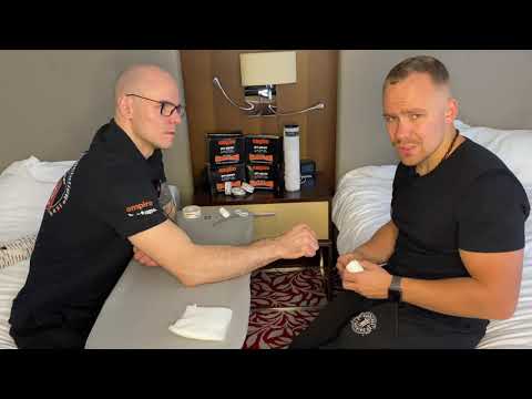 Видео: Тейпирование рук профессиональный бокс , способ Фреди Роуча | Обзор Empire Spartacus l и Crixus l