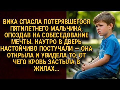 Видео: Вика спасла потерявшегося мальчика опоздав на собеседование, но стук в дверь её ужаснул...