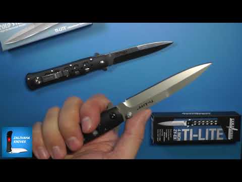 Видео: ColdSteel Ti Lite 4". Современный стилет