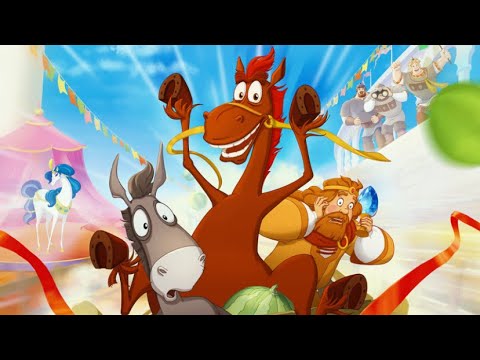 Видео: Конь Юлий и большие скачки 🐎