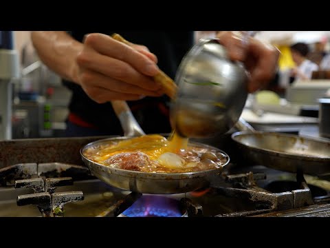 Видео: Yoshibei's Bakkatsu Donburi! Мастерство обслуживания огромной очереди клиентов налицо!