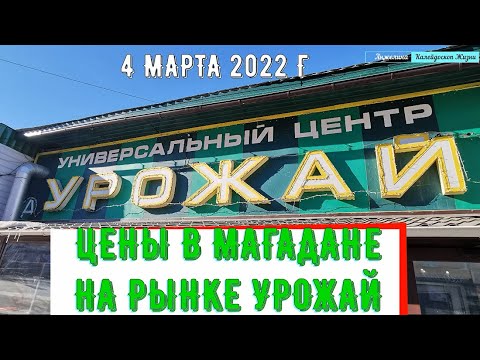 Видео: Рынок Урожай и цены в Магадане в марте 2022. Цены на рыбу, овощи, фрукты, мясо, колбасы, хлеб и др.