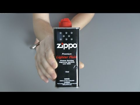 Видео: Правильная заправка зажигалки Zippo