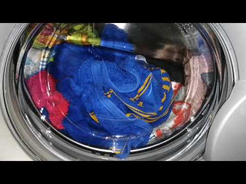 Видео: Кипячение полотенец!/LG F12b8wds7: Хлопок 95° 1200 об/мин + суперполоскание