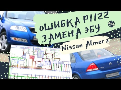 Видео: Привязка ЭБУ двигателя на Nissan Almera Classic. Устранение ошибки P1122.