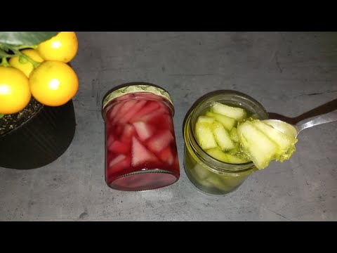 Видео: ДИНЯ В ЖЕЛЕ. КОНСЕРВОВАНА ДИНЯ В ЖЕЛЕ.