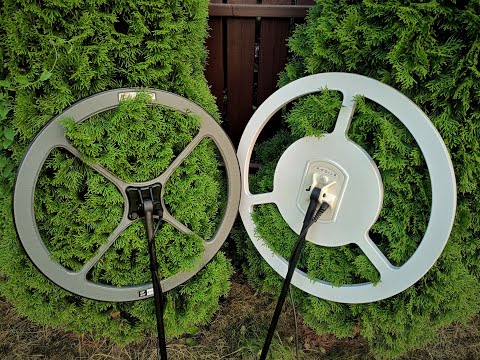 Видео: Тест катушек  X-Coils 26 и Nuggetfinder 25 для Minelab GPX 5000.