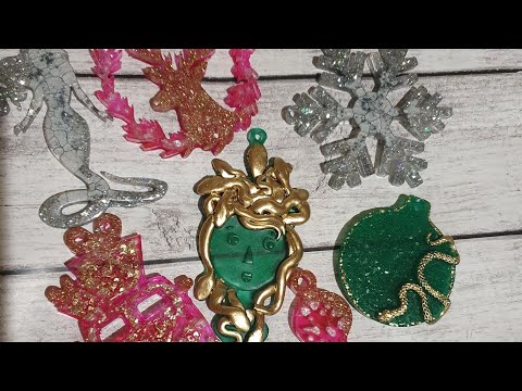 Видео: понеслась😉игрушки на ёлку 🎄эпоксидная смола ❤