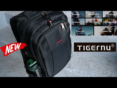 Видео: Рюкзак T-B3143 от TIGERNU. Универсальная модель для студентов, путешественников и т.д.