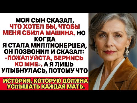 Видео: Мой Сын Сказал, Что Хотел Бы, Чтобы Меня Сбила Машина. Но Когда Я Стал Миллионером, и Тогда
