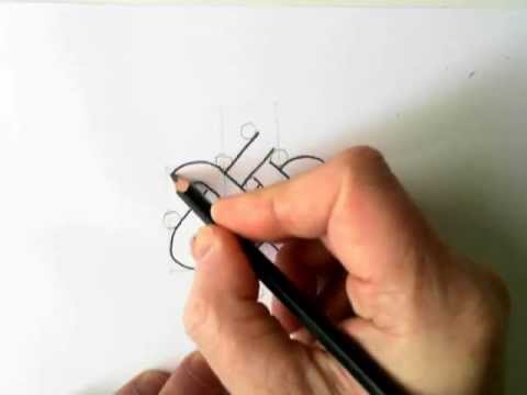 Видео: Кельтский узор 5 (узор с рыбьими внутренностями)