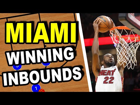Видео: Выигрышная игра в боковых линиях от команды Miami Heat