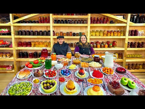 Видео: Готовим Много Традиционного Азербайджанского Завтрака в Деревне!