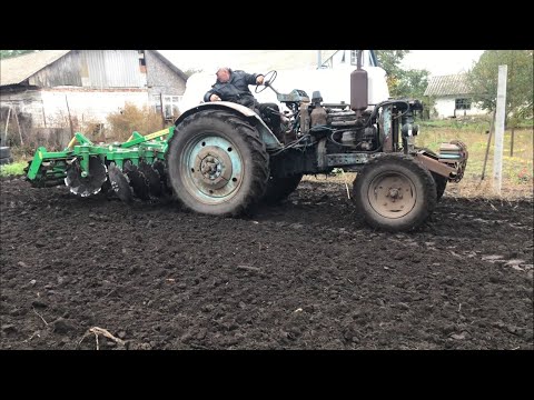 Видео: Ретро трактор мтз50❗️ якому підсилу навіть дископлуг Дан 2.5🆘