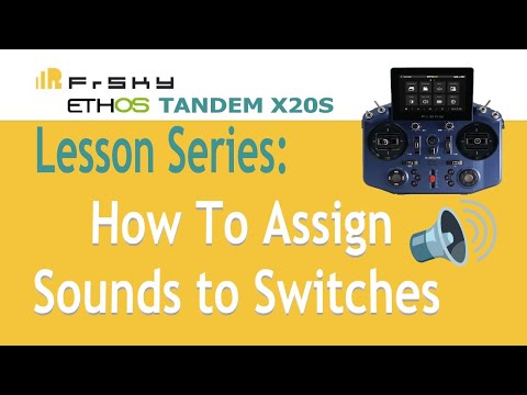 Видео: Как назначить звук на включение передатчика Frsky X20.