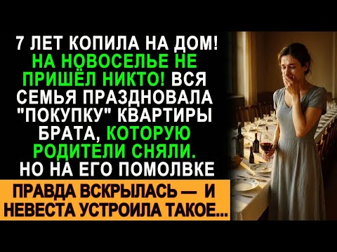 Видео: 7 лет копила на дом — но семья выбрала брата! Правда вскрылась на его помолвке