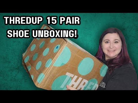 Видео: Распаковка ThredUp Mystery! | 15 пар | Новые для меня бренды