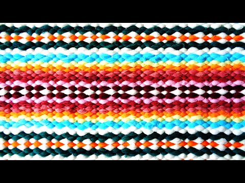 Видео: Английское полотняное переплетение (сложная рогожка) вар. 2