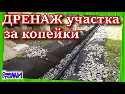 Видео: Инструкция ДРЕНАЖНОЙ системы по дешманский. Дренаж вокруг фундамента