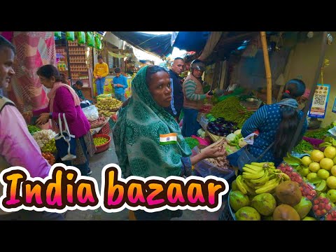 Видео: Индийский рынок для местных. Ришикеш. Закупаемся овощами. Шок цены!!!