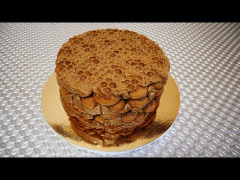 Видео: НОВИНКА !!! Торт Медовые соты БЕЗ РАСКАТКИ КОРЖЕЙ