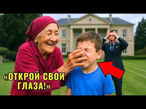 Видео: Сын миллионера был слепым, пока добрая старушка не потерла ему глаза — и произошло невозможное…