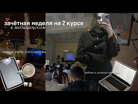 Видео: uni vlog~подготовка к зачётной неделе|коллоквиумы|практика|работа и учёба