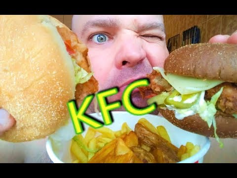 Видео: ОБЖОР KFC: ТЕМНЫЙ БУРГЕР и ЧИЗБУРГЕР Де Люкс,Ай-Твистер Чиз.