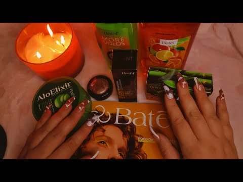 Видео: Асмр💚Обзор посылки Batel💚Триггеры ноготками, Шепот, Мурашки | Asmr