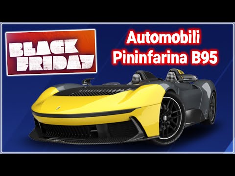 Видео: Asphalt Legends Старт нового сезона ЧЕРНАЯ ПЯТНИЦА Automobili Pininfarina B95