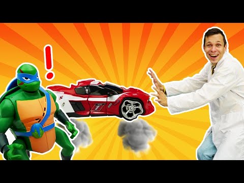 Видео: Видео про игры для мальчиков — Мегаклиника: Черепашки Ниндзя, трансформер и Железный человек