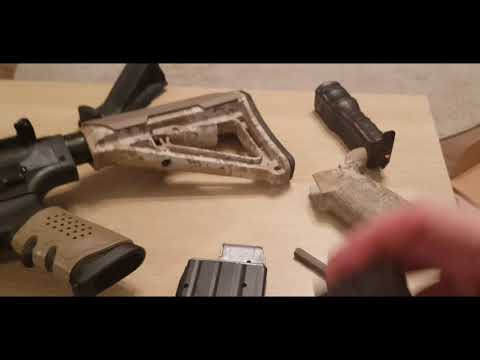 Видео: Crosman DPMS SBR Full auto.Тюнинг под себя.