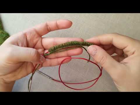 Видео: Метод волшебной петли, способ вязания на спицах с длинной леской по кругу (magic loop / мэджик луп)