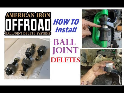 Видео: Как установить комплект для удаления шаровой опоры от American Iron Off Road! JK Dana 30/44