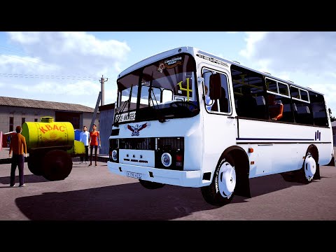 Видео: ПАЗ 32054 на маршруте Серпов - Микряево Proton Bus Simulator