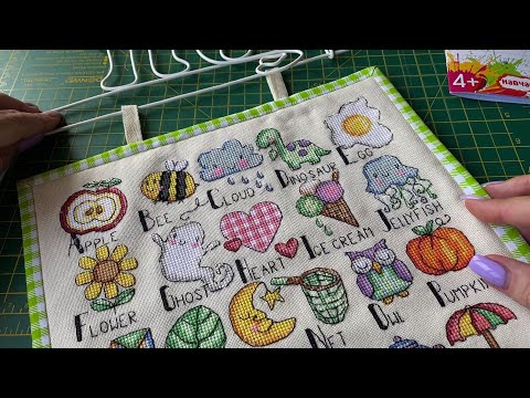 Видео: Как оформить вышивку в панно. Пдвес от abv.crafts.