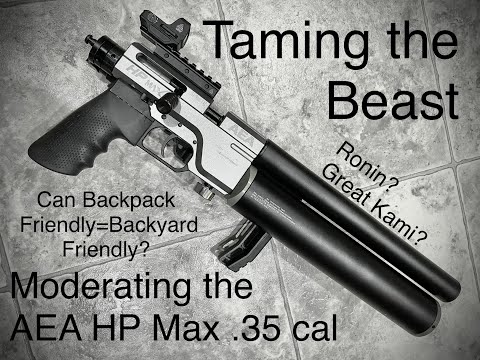 Видео: Укрощение пневматической винтовки PCP AEA HP Max .35 калибра. Сможете ли вы приручить этого зверя...