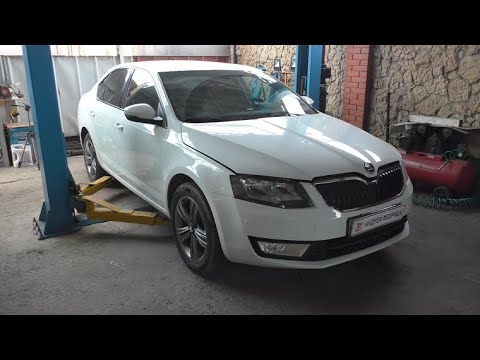 Видео: Замена ремня ГРМ и роликов на Skoda Octavia 1,6 Шкода Октавия 2016 года  1часть