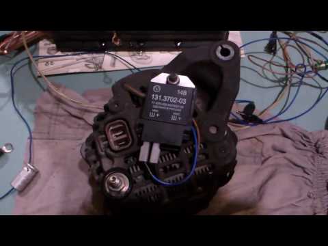 Видео: Ремонт генератора Митсубиши. РР от Волги.   Repair of generator Mitsubishi space wagon.